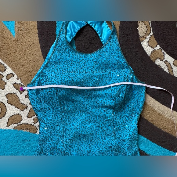 Scala Turquoise Beaded Dress - Picture 12 of 16